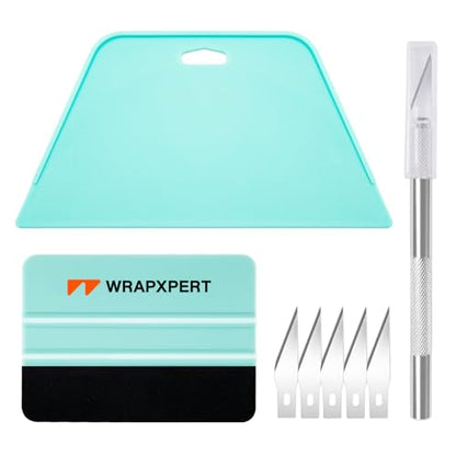 WRAPXERPT Wallpaper Smoothing Tool,Wallpaper Tool Kit for Peel and Stick Wallpaper Hanging,Vinyl Backsplash Tile,Bathroom,Window Film - color: T100