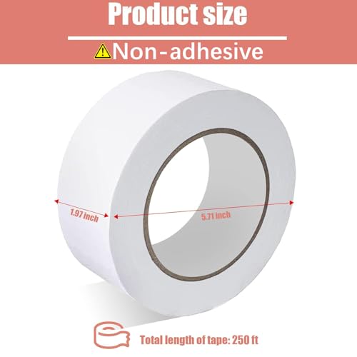 Drywall Paper Tape, 2” x 250 ft Ultra-Thin Fiber Paper Drywall Joint Tape for Seam Patch for Wall Sheetrock Ceiling Crack, White - size: 2" x 250ft