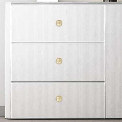 10 Pack Kitchen Cabinet Handles Brushed Gold Cabinet Knobs Gold Drawer Knobs Solid Kitchen Hardware - color: Brushed Gold