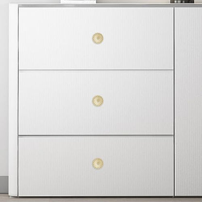 10 Pack Kitchen Cabinet Handles Brushed Gold Cabinet Knobs Gold Drawer Knobs Solid Kitchen Hardware - color: Brushed Gold