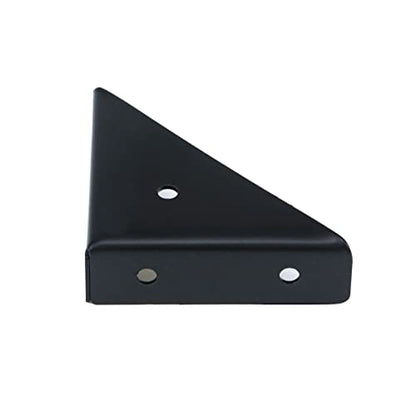 Dnyta 90 Degree Bracket Heavy Duty, 4 Pack Triangle Shelf Brackets, Black - style: 4pcs