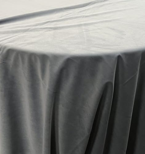 Matte Charcoal, Soft Velvet Fabric Cut by The Yard, 72 Inch. in Width, Ideal Material for Upholstery Coaches and Chairs, Drapery, Pillows, Slipcovers, Tablecloths, Sewing, DIY, Arts & Crafts Etc - color: Charcoal (Matte), size: Cut by the Yard