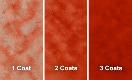Cement Stain Concentrate - Fire Brick (32 Ounce) - color: Fire Brick, size: 32 ounce