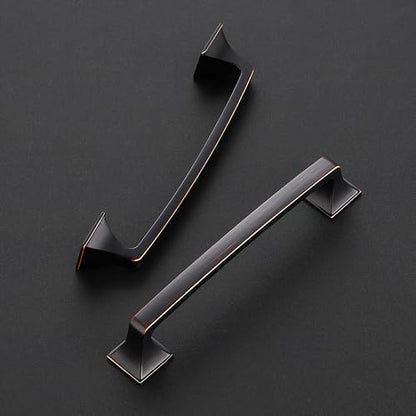 30 Pack Kitchen Cabinet Handles 5 Inch Oil Rubbed Bronze Cabinet Pulls - color: Oil Rubbed Bronze, size: 5 Inch Hole Centers
