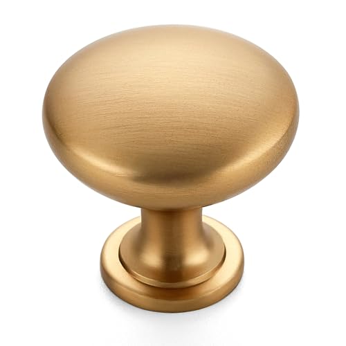 Ravinte Champagne Bronze Cabinet Knobs, Zinc Knobs Drawer Pulls, 5 Pack - color: Champagne Bronze