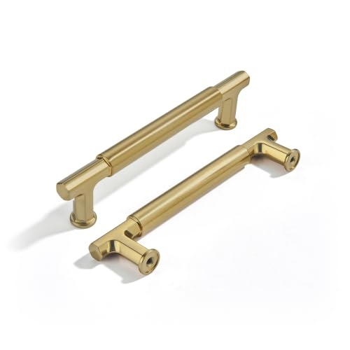 SAILING 2 Pack Cabinet Pulls-5 Inch/128mm Kitchen Cabinet Handles Champagne Bronze Cabinet Pulls for Bathroom Dresser Pulls Hardware Cabinet Handles SA10185 - color: Champagne Bronze, size: 5"(128mm)Hole Center-2Pcs