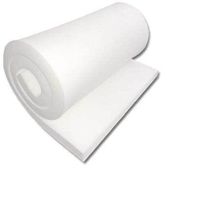 FoamTouch (2 Pack) High Density 2x24x80 Upholstery Foam, White - size: 2" x 24" x 80" (2 pack)