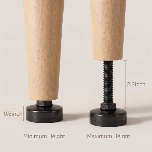 Heavy Duty Leveling Feet 20Pcs Adjustable Furniture Legs 3/8”-16