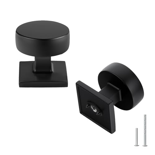 15 Pack Black Cabinet Knobs for Cabinets Drawers Knobs for Kitchen - color: Black