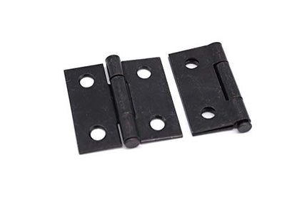 Butt Hinges 1 1/2" Flush Mount Hinge Cabinet Hinge Antique Furniture Hinge Box Hinge Small Cabinet Hinge Antique Hinge with Oil Rubbed Bronze Finish