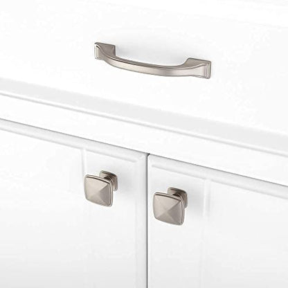 KOOFIZO 10 Pack 3 in Brushed Nickel Cabinet Pulls, Drawer Handles 1958 - color: Brushed Nickel, size: 3" CC