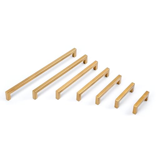 3 Inch Champagne Bronze Cabinet Pulls Stainless Steel, 20 Pack - color: Champagne, size: 3 Inch Hole Centers