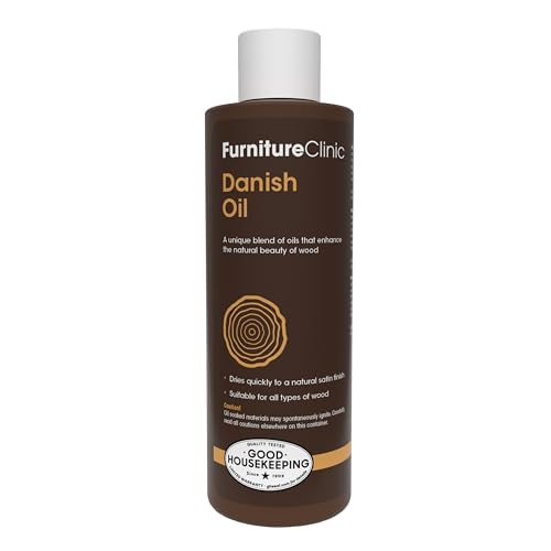 Furniture Clinic Danish Oil, Restore & Seal, Satin Finish - size: 8.5 fl oz