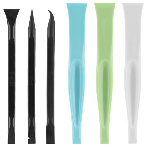 Litoexpe 6 Pieces Non-Scratch Plastic Scraper Tool Set