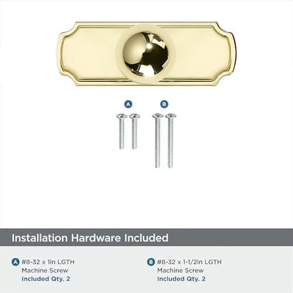 khtumeware 10-Pack Heavy Duty Solid Backplate for Cabinet Knobs Polished Brass Drawer Knobs with Backplate Suitable for Dresser and Kitchen Cabinet Hardware. - color: Polished Brass