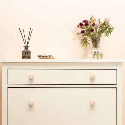 Litoexpe 20 Pieces Natural Wood Cabinet Knobs