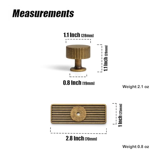 Goo-Ki Antique Brass Zinc Alloy Cabinet Knob with Backplate - Single Hole Center Cabinet Pull Hardware for Bedroom, Kitchen, 2 Pack（9596-G） - color: Antique Brass