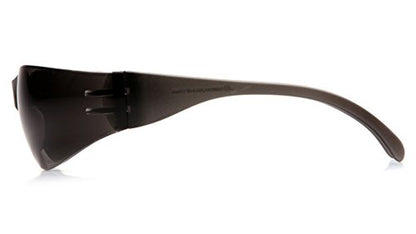 Pyramex Intruder Safety Eyewear Clear Frame Full Foam Padding Clear Anti-Fog Lens - color: Gray Anti-fog Lens/ Gray Frame, style: Standard