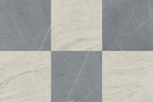 FloorPops x Chris Loves Julia Bonneville Slate Peel and Stick Floor Tiles, FP6523 - color: Slate