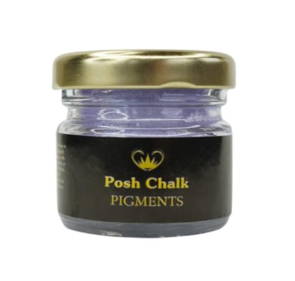 Posh Chalk PC0210 Pigment Powder- Violet 30ml - Vibrant Color Mix - DIY Craft, Upcycling, Art - Wood, Glass, Metal, Fabric - Indoor + Outdoor Use – High Coverage - Customizable - color: Violet