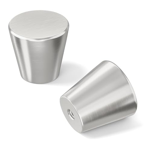 homdiy 10 Pack Brushed Nickel Cabinet Knobs Dresser Knobs - color: Brushed Nickel