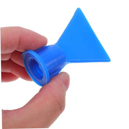 TIDTALEO 2pcs Flat Sealant Applicator Nozzle Tips Plastic Caulking Tool for Precise Sealant Application Doors and Easy to Clean and Reusable