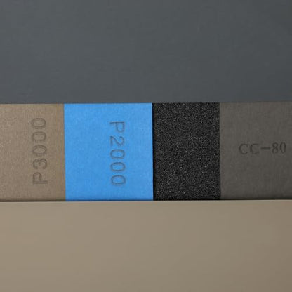 Wet Dry Sandpaper Sheets 9x3.6, 1000 1200 1500 2000 3000 5000 Grit, 42Pcs