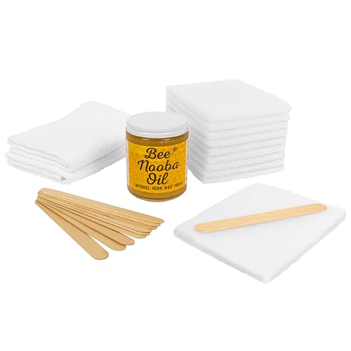 Bumblechutes Bee'Nooba Beeswax for Wood Finishing Oil Starter Kit
