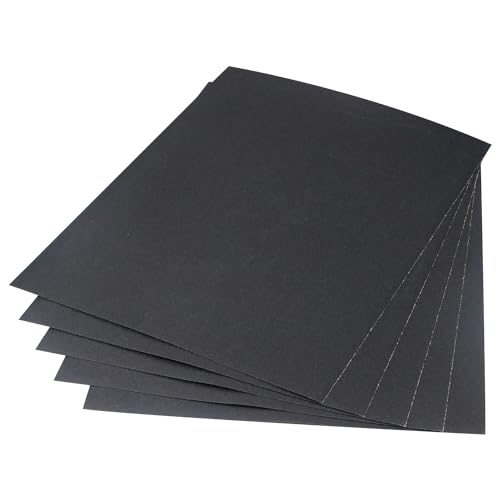 Utoolmart 240 Grits Sanding Sheets Wet Dry Silicon Carbide Sandpaper for Wood Furniture Metal Automotive Polishing 5pcs - color: 5pcs, size: 240 Grit