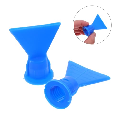 TIDTALEO 2pcs Flat Sealant Applicator Nozzle Tips Plastic Caulking Tool for Precise Sealant Application Doors and Easy to Clean and Reusable