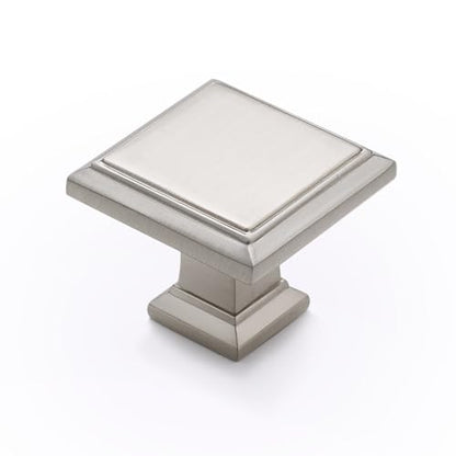 Ravinte Brushed Nickel Kitchen Square Cabinet Knobs 1-3/16 Inch 30 Pack - color: Brushed Nickel