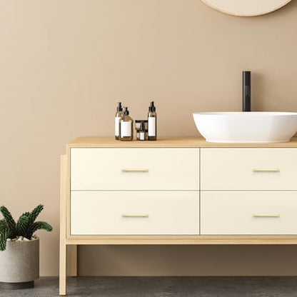30 Pack Brushed Brass Cabinet Handles, 3.75" Hole Center Curved Pulls - color: Brushed Brass, size: 3.75" Hole Center