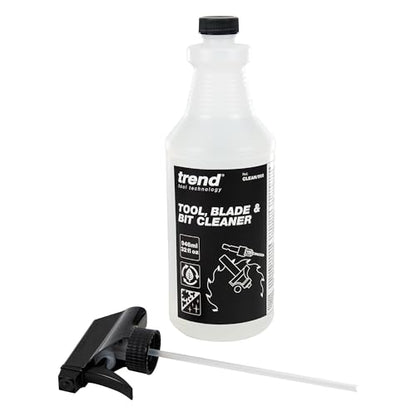 TREND Tool, Blade & Bit Cleaner, 32 fl oz, Resin, Pitch & Rust Remover, Safe Non-Toxic Formula for Workshop Tools, CLEAN/900 - size: 32 Fl Oz (Pack of 1)