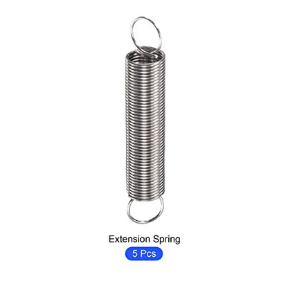 METALLIXITY Extension Spring (1x12x70mm/0.04"x0.48"x2.76") 5Pcs - size: 0.04"x0.48"x2.76"