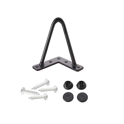 Osring 6 Inch Hairpin Legs 3/8" Dia 2 Rods, Black Furniture Table Feet 4pcs - color: Black, size: 6 Inch