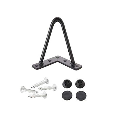 Osring 6 Inch Hairpin Legs 3/8" Dia 2 Rods, Black Furniture Table Feet 4pcs - color: Black, size: 6 Inch