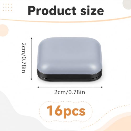 16pcs Square Stick Furniture Glides, Furniture Sliders Self Stick 20 * 20mm