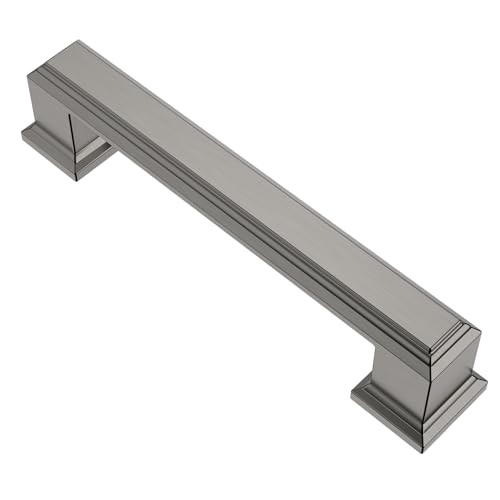 Alzassbg 3-3/4" Brushed Black Nickel Cabinet Pulls 10 Pack, AL3071BBN - color: Brushed Black Nickel, size: 3-3/4" Hole Center