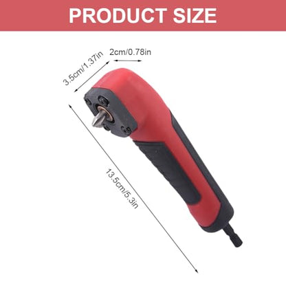 Right Angle Drill Attachment, 90 Degree Electric Screwdriver Adapter