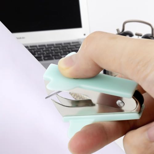 3 Pack Staple Remover Stapler Puller Remover Stapler Remover Tool for Home Office School Office Staple Removers Staple Removal Set Pinch Jaw Style Staple Remover Tool (Pink Purple Green)