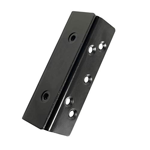Bed Frame Bed Post Double Hook Slot Bracket, Bed Rail Hardware Attachment Brackets for Wooden Bed Frame-Set of 2