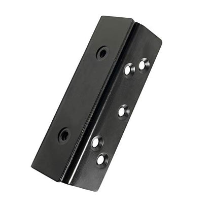 Bed Frame Bed Post Double Hook Slot Bracket, Bed Rail Hardware Attachment Brackets for Wooden Bed Frame-Set of 2