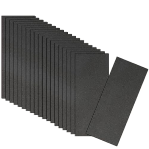 21-Sheets 2000 Grit Sandpaper, 9 x 3.6 Inch Wet Dry Sand Paper Assortment Pack, Silicon Carbide Abrasive Sanding Sheets for Automotive Car Paint Metal Wood Furniture Crafts Polishing - size: 9x3.6 inch, style: 2000Grit 21 Pcs