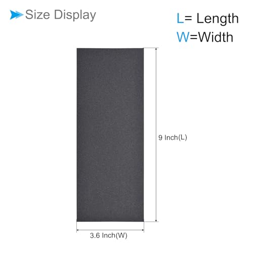 Wet Dry Sanding Sheets, 9 Inch x 3.6 Inch 320 Grit Sandpaper Sheets Silicon Carbide - Applications: for Furniture, Hobbies and Home Improvement, Drywall, Wood, Metal, 5 Pieces - size: 320 grit