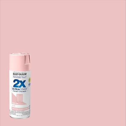 Rust-Oleum 334028 Painter's Touch 2X Ultra Cover Spray Paint, 12 oz, Gloss Candy Pink (Pack of 4) - color: Gloss Candy Pink, size: 12 Ounce (Pack of 4)