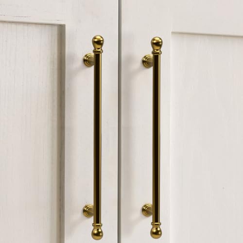 YAGU 6 Pack Champagne Bronze Kitchen Cabinet Handles 7-1/2 Inch(192mm) Hole Center Solid Honey Bronze Dresser Drawer Pulls Dark Gold Furniture Hardware for Cupboard Wardrobe Closet Vanity - color: Champagne Bronze, size: 6 Pack, style: 7.5''/192MM Hole Ce