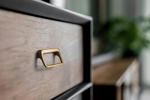 Goo-Ki Champagne Copper Cabinet Pulls with Hole Center 2.55''(64MM),Modern Zinc Alloy Drawer Pulls for Drawer,Wardrobe,Cupboard,6 Pack - color: Champagne Copper, size: 2.5'' HOLE CENTERS