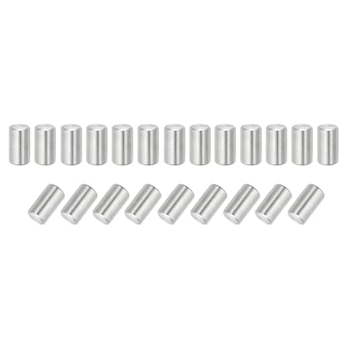 MECCANIXITY 22Pcs Dowel Pin 8mm x 14mm Shelf Support Pin 304 Stainless Steel Shelf Pegs for Shelves Cabinets Furniture Nickel Plated, Silver Tone - size: 8mm x 14mm