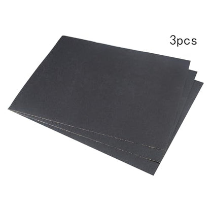Utoolmart 240 Grits Sanding Sheets Wet Dry Silicon Carbide Sandpaper for Wood Furniture Metal Automotive Polishing 3pcs - color: 3pcs, size: 240 Grit