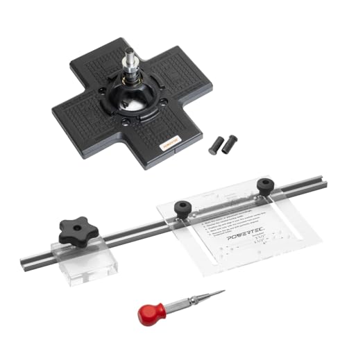 POWERTEC 72224 Cabinet Hinge and Hardware Jig Kit, Concealed Hinge Jig and Precision Marking System for Installing Pulls, Knobs, Handles on Cabinet & Drawer, and Cabinet Hinges Installation - style: Concealed Hinge Jig and Precision Marking System